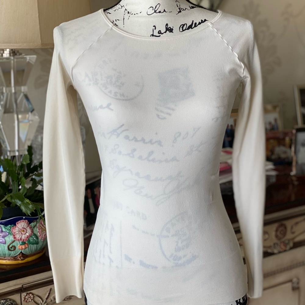 IVORY WOLFORD PULLOVER